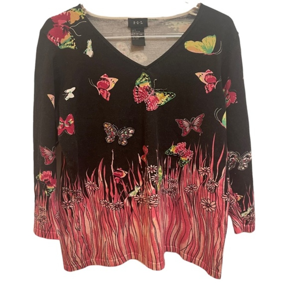 R.Q.T. Butterfly Top Size L